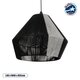 ANGULUS 205-0021 Boho Κρεμαστό Φωτιστικό Οροφής με Ντουί 1 x E27 AC 220-240V IP20 - Μαύρο & Γκρι - M40 x Π40 x Υ35cm ANGULUS 205-0021 Boho Κρεμαστό Φωτιστικό Οροφής με Ντουί 1 x E27 AC 220-240V IP20 - Μαύρο & Γκρι - M40 x Π40 x Υ35cm