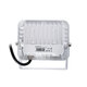 ATLAS 61407 Επαγγελματικός Προβολέας LED 20W 2500lm 120° AC 220-240V - Αδιάβροχος IP67 - Μ12 x Π2.5 x Υ9.5cm - Λευκό - Ψυχρό Λευκό 6000K - LUMILEDS Chips - TÜV Rheinland Certified - 5
