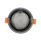 kelvo® SIGMA KLV-101-0043 Χωνευτό Φωτιστικό Downlight Σποτ Μπάνιου για Λάμπα MR16 με Ντουί GU10 AC 220-240V Αδιάβροχο IP65 - Νίκελ Βούρτσας - Μ8.5 x Π8.5 x Υ4.4cm / Q7.5cm - 4