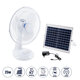 SOLARI-FAN 85354 Solar Fan Αυτόνομος Ηλιακός Επιτραπέζιος Ανεμιστήρας 25W 2 Λειτουργιών Ρεύματος με AC 220-240V ή με Φωτοβολταϊκό Panel 9V 12W & Επαναφορτιζόμενη Μπαταρία Li-ion 7.4V 4400mAh - 3 Ταχύτητες - IP20 - Μ24 x Π36 x Υ49cm - Λευκό - 2 Years Warranty - 1