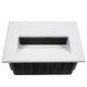 kelvo® STEPART KLV-101-0085 Μοντέρνο Χωνευτό Φωτιστικό Σκαλοπατιού - Διαδρόμου LED 6W 750lm 45° AC 220-240V Αδιάβροχο IP65 Θερμό Λευκό 2700K - Lumileds SMD Chip & TÜV SÜD Driver - Λευκό Ματ - Μ11.5 x Π5.3 x Υ8.3cm / Q10.63 x 7.61cm - 5 Χρόνια Εγγύηση - 6