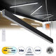 FELIX 61028-P Γραμμικό Κρεμαστό Φωτιστικό Linear LED CCT 54W 6500lm 120° AC 220-240V Μ120 x Π3.5 x Υ7cm - Εναλλαγή Φωτισμού μέσω Τηλεχειριστηρίου All In One Ψυχρό 6000k+Φυσικό 4500k+Θερμό 2700k Dimmable - Μαύρο - 3 Years Warranty