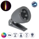  TREESPO 90471 Φωτιστικό Σποτ για Φυτά - Δέντρα LED 12W 1260lm 15° DC 24V Αδιάβροχο IP67 Πολύχρωμο RGBW Dimmable DMX512 - Bridgelux SMD Chip - Γκρι Ανθρακί - Μ9 x Π11 x Υ9cm - 3 Χρόνια Εγγύηση