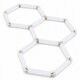 HEXON GLB-101-0085 Γραμμικό Επεκτεινόμενο DIY Φωτιστικό Οροφής LED 4W 500lm 120° AC 220-240V IP20 Φυσικό Λευκό 4000K - Sanan SMD Chip - Ασημί - Μ32 X Π2 X Υ3.5cm - 3 Χρόνια Εγγύηση - 13