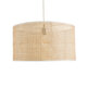 YOTTO 01822 Boho Κρεμαστό Φωτιστικό Οροφής Μονόφωτο 1 x E27 AC220-240V IP20 - Φ55 x Υ30cm - Μπεζ Μπαμπού Πλέγμα - 5 Χρόνια Εγγύηση - 4