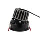 kelvo® ASYMMETRICAL KLV-101-0130 Χωνευτό Downlight Σποτ LED 7W 840lm 15°x30° AC 220-240V IP20 Θερμό Λευκό 2700K - Bridgelux COB Chip & TÜV SÜD Driver - Μαύρο Ματ - Μ8.3 x Π8.3 x Υ8.16cm / Q7.3cm - 5 Χρόνια Εγγύηση - 7