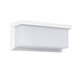 CITYSCAPE 60697 Μοντέρνο Φωτιστικό Τοίχου - Απλίκα LED 18W 1890lm 120° AC 220-240V Αδιάβροχο IP65 Φυσικό Λευκό 4500K - Bridgelux SMD Chip - Λευκό Ματ - Μ23.5 x Π11 x Υ10cm - 3 Χρόνια Εγγύηση - 2