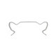 HEXON GLB-101-0097 Στήριγμα / Βάση Τοίχου IP20 - Ασημί - Μ2.2 x Π1 x Υ1cm - 3