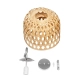 MANGEA 01634 Boho Κρεμαστό Φωτιστικό Οροφής με Ντουί 1 x E27 AC 220-240V IP20 - Μπεζ - Μ32 x Π32 x Υ30cm - 10