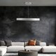 kelvo® VENOM KLV-101-0191 Κρεμαστό Φωτιστικό Οροφής LED 67W 6700lm 120° AC 220-240V IP20 Ρυθμιζόμενο Λευκό CCT με Χειριστήριο από 2700K έως 6000K Dimmable - Lumileds SMD Chip - Λευκό Ματ - Μ80 x Π80 x Υ6.5cm - 3 Χρόνια Εγγύηση - 2