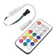 73441 Ασύρματος LED Mini Dream-Color Magic Digital RGBW Controller με Χειριστήριο RF 21 Keys για LED Digital RGBW Προϊόντα 5v - 12v - 24v 2048 IC