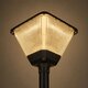 TOPIS GLB-103-0021 Φωτιστικό Κεφαλής Post Top Πλατείας/Πάρκου/Κήπου LED 50W 4500lm 360° AC 220-240V Αδιάβροχο IP65 Θερμό Λευκό 2700K - Sanan SMD Chip - Μαύρο Ματ - Μ45 x Π45 x Υ40cm - 3 Χρόνια Εγγύηση - 2