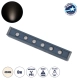 WASHERMARGO 90180 Μπάρα Φωτισμού Wall Washer LED 6W 690lm 30° DC 24V Αδιάβροχο IP65 Φυσικό Λευκό 4500K Dimmable - Bridgelux SMD Chip - Γκρι Ανθρακί - Μ30 x Π4 x Υ5cm - 3 Χρόνια Εγγύηση