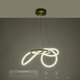 kelvo® GLOW KLV-101-0161 Κρεμαστό Φωτιστικό Οροφής LED 30W 3000lm 360° AC 220-240V IP20 Ρυθμιζόμενο Λευκό CCT με Χειριστήριο από 2700K έως 6000K Dimmable - Lumileds SMD Chip - Χρυσό Πλατίνα - Μ40 x Π40 x Υ30cm - 3 Χρόνια Εγγύηση - 16