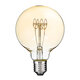 99060 Λάμπα LED Ultra Thin Soft S Spiral Filament E27 G95 Γλόμπος 4W 280lm 360° AC 220-240V IP20 Φ9.5 x Υ13.5cm Ultra Θερμό Λευκό 2200K με Μελί Γυαλί - Dimmable - 3 Years Warranty - 2
