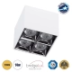  LUMINAR 60335 Downlight Σποτ LED 14W 1890lm 36° AC 220-240V IP20 Θερμό Λευκό 2700K - Osram SMD Chip & TÜV SÜD Driver - Λευκό Ματ - Μ8.2 x Π8.2 x Υ6.6cm - 5 Χρόνια Εγγύηση