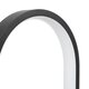 LUNEA GLB-103-0010 Φωτιστικό Κολωνάκι Κήπου LED 15W 1350lm 120° AC 220-240V Αδιάβροχο IP65 Θερμό Λευκό 2700K - Sanan SMD Chip - Μαύρο Ματ - Μ22 x Π7 x Υ60cm - 3 Χρόνια Εγγύηση - 4