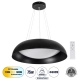 ANATOLIA 61269 Μοντέρνο Κρεμαστό Φωτιστικό Οροφής LED 75W 8625lm 120° AC 220-240V IP20 Ρυθμιζόμενο Λευκό CCT με Χειριστήριο από 2700K έως 6000K Dimmable - Lumileds SMD Chip - Μαύρο Ματ - Μ60 x Π60 x Υ12.5cm - 3 Χρόνια Εγγύηση - 1