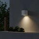 kelvo® BURANO KLV-101-0020 Φωτιστικό Τοίχου / Απλίκα για Λάμπα MR16 με Ντουί GU10 AC 220-240V Αδιάβροχο IP65 - Λευκό Ματ - Μ8 x Π8 x Υ7cm - 1