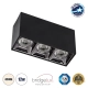  LUMINAR 60324 Downlight Σποτ LED 12W 1680lm 36° AC 220-240V IP20 Φυσικό Λευκό 4500K - Osram SMD Chip & TÜV SÜD Driver - Μαύρο Ματ - Μ11.8 x Π4.2 x Υ6.6cm - 5 Χρόνια Εγγύηση - 1