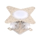  WALLLIGHT-CINA 90658 Μοντέρνο Φωτιστικό Τοίχου - Απλίκα LED 10W 1100lm 10° AC 220-240V Αδιάβροχο IP65 Θερμό Λευκό 2700K - CREE COB Chip & TÜV SÜD Driver - Μπεζ - Μ18.5 x Π18.5 x Υ8.5cm - 3 Χρόνια Εγγύηση - 3