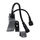  TREEPLANTE 90458 Κυρτή Μπάρα Φωτισμού Wall Washer για Φυτά - Δέντρα LED 6W 510lm 15° DC 24V Αδιάβροχο IP67 Πράσινο Dimmable - Bridgelux SMD Chip - Γκρι Ανθρακί - Μ17.5 x Π4.5 x Υ8cm - 3 Χρόνια Εγγύηση - 7