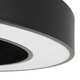 kelvo® RA KLV-101-0369 Κρεμαστό Φωτιστικό Οροφής LED 100W 10000lm 120° AC 220-240V IP20 Ρυθμιζόμενο Λευκό CCT με Χειριστήριο από 2700K έως 6000K Dimmable - Lumileds SMD Chip - Μαύρο Ματ - Μ120 x Π120 x Υ8cm - 3 Χρόνια Εγγύηση - 4