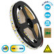 70260 Ταινία LED SMD 2835 CCT 3in1 5m 12W/m 120LED/m 120° DC 24V IP20 1440lm/m Ψυχρό Λευκό 6000k & 1400lm/m Φυσικό Λευκό 4500k & 1360lm/m Θερμό Λευκό 3000k - 1