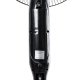 SOLARA-FAN 85356 Solar Fan Αυτόνομος Ηλιακός Επιδαπέδιος Ανεμιστήρας 25W 2 Λειτουργιών Ρεύματος με AC 220-240V ή με Φωτοβολταϊκό Panel 9V 12W & Επαναφορτιζόμενη Μπαταρία Li-ion 7.4V 4400mAh - 3 Ταχύτητες - Ενσωματωμένο USB 2.0 Charger Συσκευών - IP20 - Μ44 x Π37.5 x Υ132cm - Μαύρο - 2 Years Warranty - 8