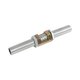 PIPEADAPT 79594 Μεταλλικός DIY Σύνδεσμος για Ολόπασους Σωλήνες Φωτιστικών - Μ1.3 x Π1.3 x Υ2cm - Πακέτο 10 Τεμαχίων - 7
