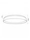 kelvo® VOLA KLV-101-0590-V2 Φωτιστικό Οροφής LED 24W 2400lm 120° AC 220-240V IP20 Ρυθμιζόμενο Λευκό CCT με Διακόπτη στο Driver 2700K/4500K/6000K Triac Dimmable - Lumileds SMD Chip & ENEC/TÜV Driver - Μαύρο Ματ & Λευκό Ματ - Μ38 x Π38 x Υ7cm - 5 Χρόνια Εγγύηση - 6