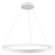 kelvo® NEMESIS KLV-101-0212 Κρεμαστό Φωτιστικό Οροφής LED 67W 6700lm 180° AC 220-240V IP20 Ρυθμιζόμενο Λευκό CCT με Χειριστήριο από 2700K έως 6000K Dimmable - Lumileds SMD Chip - Λευκό Ματ - Μ80 x Π80 x Υ4cm - 3 Χρόνια Εγγύηση - 5