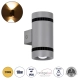  CANNONAL 60576 Μοντέρνο Φωτιστικό Τοίχου - Απλίκα LED 10W 1150lm 30° AC 220-240V IP20 Θερμό Λευκό 2700K - Bridgelux COB Chip & TÜV SÜD Driver - Μαύρο Ματ & Γκρι Ανθρακί Ματ - Μ5 x Π6.5 x Υ11cm - 3 Χρόνια Εγγύηση - 2