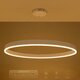 kelvo® VENOM KLV-101-0194 Κρεμαστό Φωτιστικό Οροφής LED 75W 7500lm 120° AC 220-240V IP20 Ρυθμιζόμενο Λευκό CCT με Χειριστήριο από 2700K έως 6000K Dimmable - Lumileds SMD Chip - Λευκό Ματ - Μ100 x Π100 x Υ6.5cm - 3 Χρόνια Εγγύηση - 11