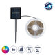 SOLAR LEDSTRIP 70421 Αυτόνομο Ηλιακό Σετ Ταινία LED 3m 3W/3m 90LED 2835 SMD 30lm/m 120° με Ενσωματωμένα Προγράμματα Λειτουργίας - Αδιάβροχο IP65 - RGB - Μ300 x Π0.8 x Υ0.3cm - 2 Χρόνια Εγγύηση