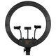 75805 Professional Digital Ring Light Φ46cm LED SMD 70W 7000lm 180° AC 230V με Καλώδιο Τροφοδοσίας Πρίζας - Ασύρματο Χειριστήριο RF 2.4Ghz Εναλλαγής Χρωμάτων & 3 Βάσεις Τηλεφώνου - Πολύχρωμ - 5