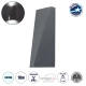  TRIANDE 60558 Μοντέρνο Φωτιστικό Τοίχου - Απλίκα LED 10W 1200lm 5°/60° AC 220-240V Αδιάβροχο IP65 Ψυχρό Λευκό 6000K - Bridgelux COB Chip & TÜV SÜD Driver - Γκρι Ανθρακί Ματ - Μ8.5 x Π8.5 x Υ20cm - 5 Χρόνια Εγγύηση