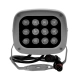 FLOOD-XENA 05021 Προβολέας Σποτ Wall Washer LED 24W 2400lm 10° AC 24V Αδιάβροχο IP65 RGB - Anthracite Grey - L13.5 x W11 x H15cm - 3 Years Warranty - 2
