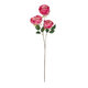 Artificial Garden HOT PINK ROSE BRANCH 21139 Τεχνητό Διακοσμητικό Κλαδί έντονο ΡοζΤριαντάφυλλο Y80cm - 2