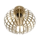 STAR 202-0050 MODERN CEILING GRID LIGHT 1 X E27 IP20 GOLD METAL - L40 X W40 X H27CM - 4