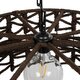 VERA 999-0069 Boho Κρεμαστό Φωτιστικό Οροφής με Ντουί 1 x E27 AC 220-240V IP20 - Καφέ - Μ50 x Π50 x Υ25cm - 7