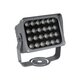FLOODXENA 90131 Προβολέας Σποτ Wall Washer LED 24W 2040lm 10° AC 220-240V Αδιάβροχο IP65 Μπλε - Bridgelux SMD Chip - Γκρι Ανθρακί - Μ18 x Π12 x Υ18cm - 3 Χρόνια Εγγύηση - 2