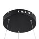 kelvo® VENOM KLV-101-0187 Κρεμαστό Φωτιστικό Οροφής LED 45W 4500lm 120° AC 220-240V IP20 Ρυθμιζόμενο Λευκό CCT με Χειριστήριο από 2700K έως 6000K Dimmable - Lumileds SMD Chip - Μαύρο Ματ - Μ60 x Π60 x Υ6.5cm - 3 Χρόνια Εγγύηση - 7