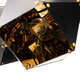 WELLES Replica 00797 Μοντέρνο Κρεμαστό Φωτιστικό Οροφής Πολύφωτο Μεταλλικό Μαύρο Χρυσό Μ98 x Π32 x Υ30cm - 7