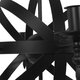 Vintage Industrial Κρεμαστό Φωτιστικό Οροφής Πολύφωτο Μαύρο Μεταλλικό Πολυέλαιος Φ65  ESTELLE 01003 - 6