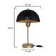 GAZETA 203-0305 Μοντέρνο Επιτραπέζιο Φωτιστικό Πορτατίφ με Ντουί 1 x E27 AC 220-240V IP20 - Μαύρο & Χρυσό - Μ25 x Π25 x Υ39cm - 3