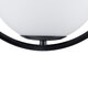 MADRID 00931 Μοντέρνο Κρεμαστό Φωτιστικό Οροφής Μονόφωτο Μαύρο Μεταλλικό Γυάλινο Μπάλα Μ30 x Π20 x Υ30cm - 7