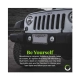 85418 Σετ 2 x Προβολείς Ομίχλης JEEP WRANGLER - MERCEDES BENZ G CLASS - LAND ROVER DEFENDER - HAMMER H1-H2 - 4 Ιντσών με Ring Light DRL LED CREE CXB COB 100W 7500lm DC 12V Αδιάβροχοι IP66 Ψυχρό Λευκό 6000K - 9
