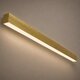kelvo® ORION KLV-101-0364-V2 Γραμμικό Φωτιστικό Οροφής LED 72W 7200lm 120° AC 220-240V IP20 Ρυθμιζόμενο Λευκό CCT με Χειριστήριο από 2700K έως 6000K Dimmable - Lumileds SMD Chip - Χρυσό Πλατίνα - Μ120 x Π5 x Υ7cm - 3 Χρόνια Εγγύηση - 6