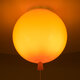 BALLOON 00650 Μοντέρνο Παιδικό Φωτιστικό Οροφής Μονόφωτο Πορτοκαλί Πλαστικό Μπάλα Φ30 x Υ33cm - 2